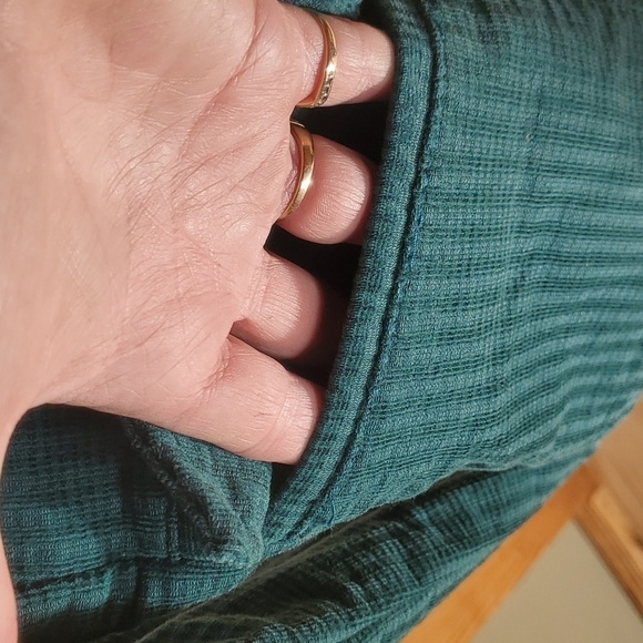 CAbi Lennon Jacket Legion Teal Green Corduroy Military Style Sz. M Jacket - Picture 6 of 12